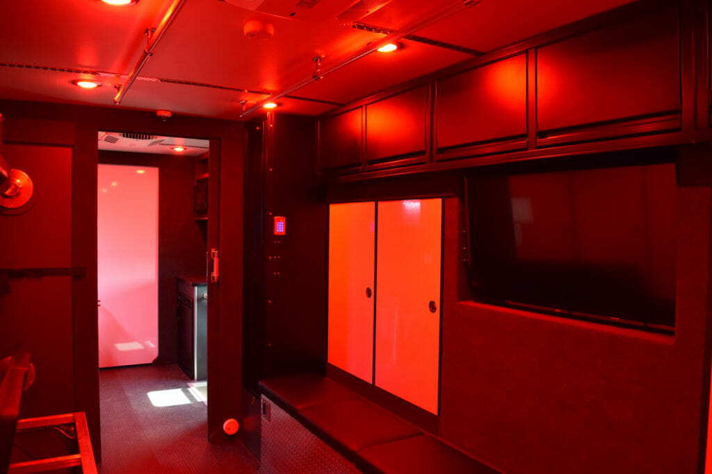 swat vehicle interior