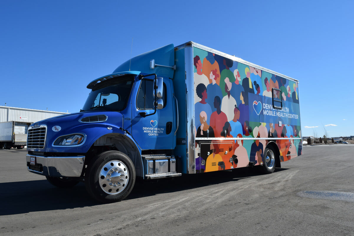 Mobile primary care vehicle for Denver Health